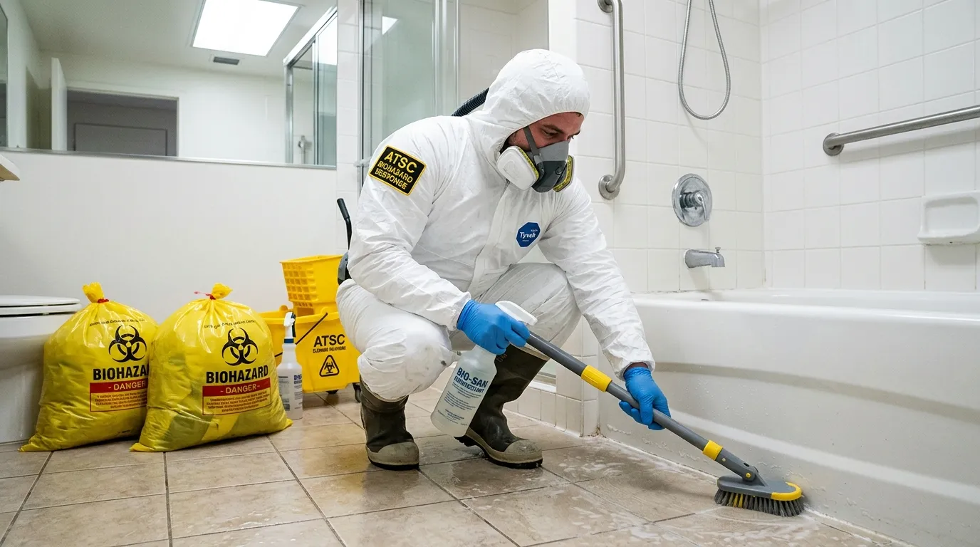 Decontamination equipment deployed for Blood Cleanup in Big Lake